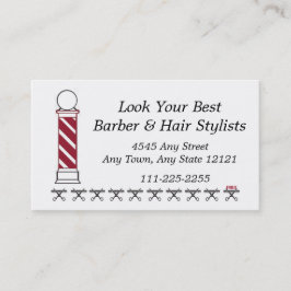 Barber Hair Stylist Customer Loyalty Slår kort -