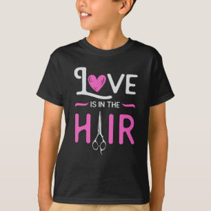 Barber Hair Stylist Hairdresser Scissors Hair Gift T Shirt