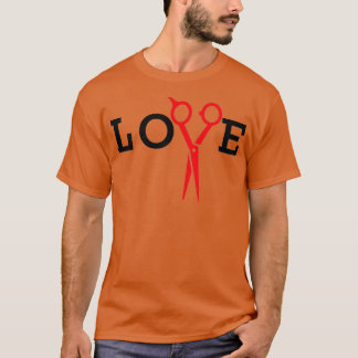 Barber Hair Stylist Kärlek 2 T Shirt