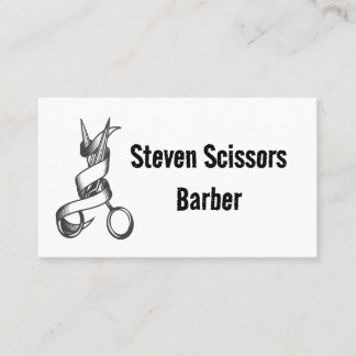 Barber Hair Visitkort