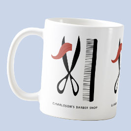 Barber Hairdresser Business Kaffemugg