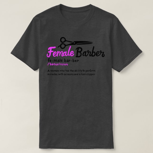 Barber Hairdresser Hairstylist Hair Salon Gift 1 T Shirt (Design framsida)