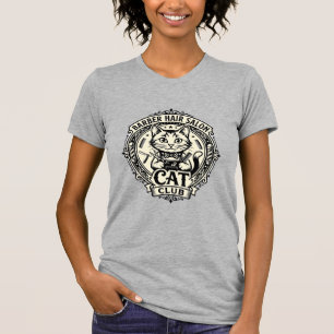 Barber Hår Salong Katt Rolig Katt Grafik - Barber T Shirt