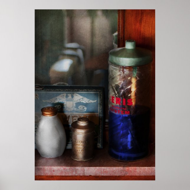 Barber - Hårskärningsutrustning Poster (Framsidan)