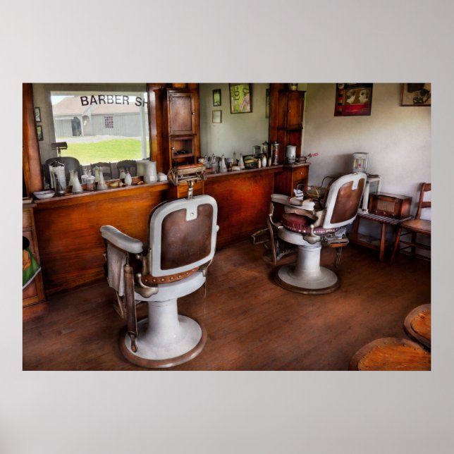 Barber - Hårslista Poster (Framsidan)