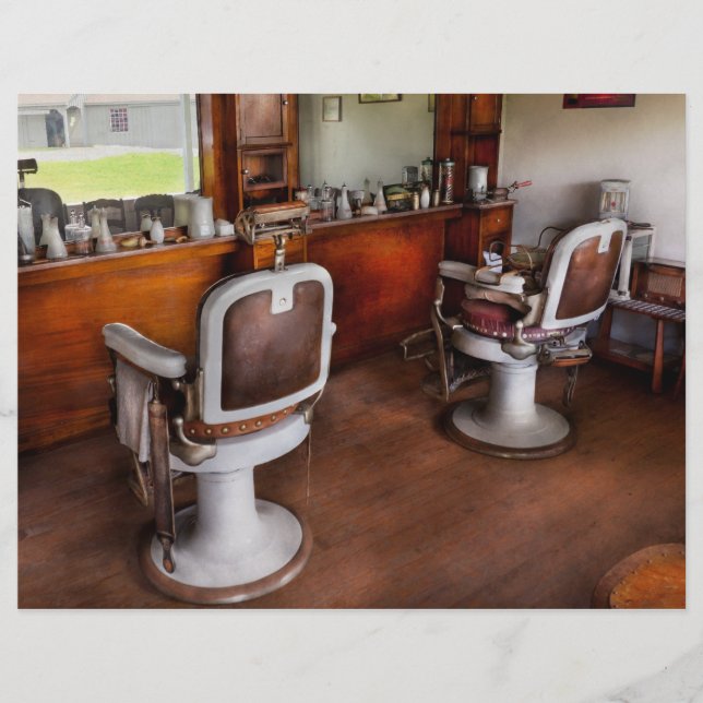 Barber - Hårslista Reklamblad (Framsidan)