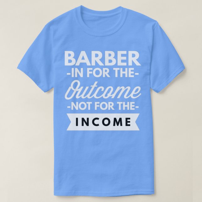 Barber in för resultatet t shirt (Design framsida)