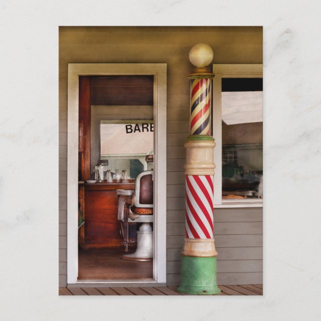 Barber - jag behöver ett hårklippt vykort (Framsida)