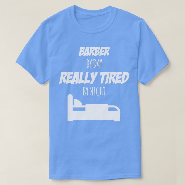 Barber Job Roligt Gift för varje Barber Funny Slog T Shirt (Design framsida)