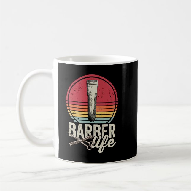 Barber Life Vintage Kaffemugg (Vänster)