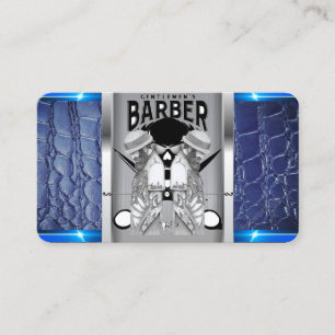 Barber-logotyp/skalle-affärskort Visitkort