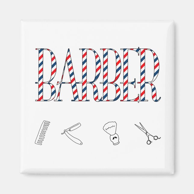 Barber Magnet (Framsidan)