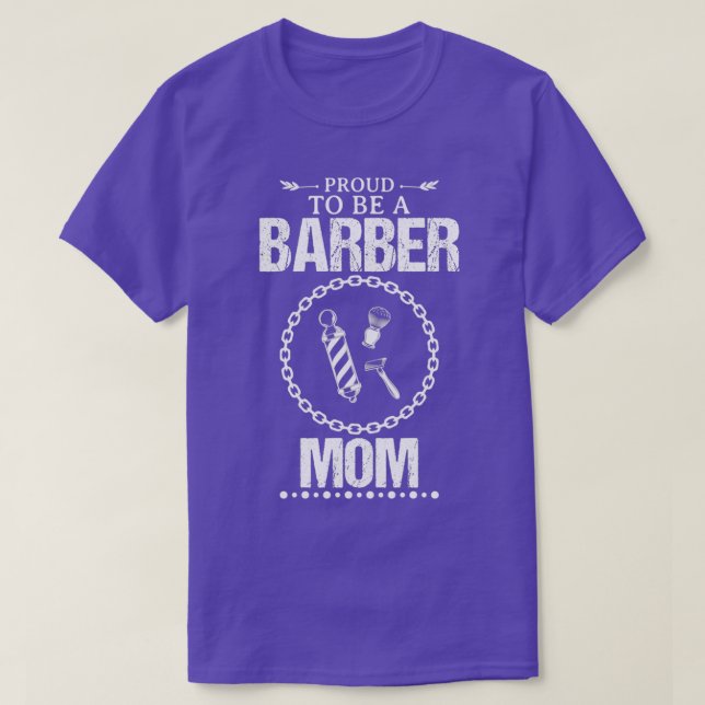 Barber Mamma-stildesign för gift 3 T Shirt (Design framsida)