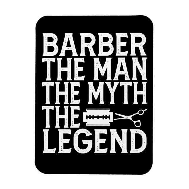 Barber Mannen 2024 Magnet (Vertikal)