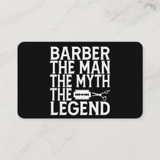 Barber Mannen 2024 Visitkort