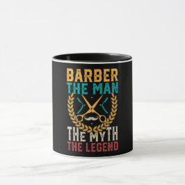 Barber Mannen Myten Legenden Mugg