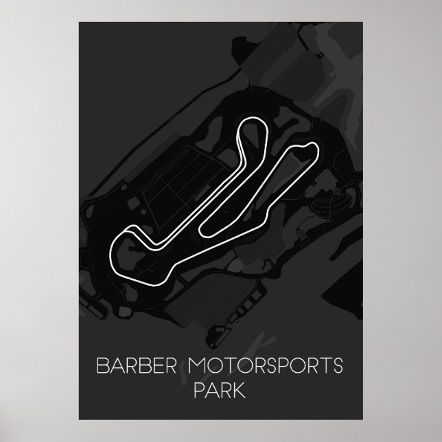 Barber Motorsport Park Poster (Framsidan)