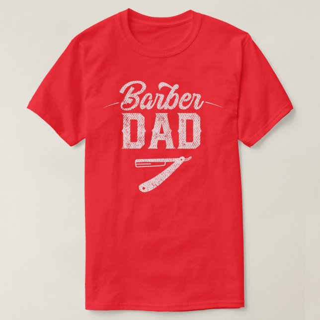 Barber Pappa 1 T Shirt (Design framsida)