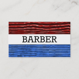 Barber Patriotic Affärskort Visitkort