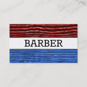 Barber Patriotic Affärskort Visitkort