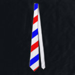 Barber Pole Mönster Tie Slips<br><div class="desc">En slips med Barber Pole's Traditionella färg i exakt samma mönster som på Red White and Blue Barber Pole. Utmärkt för Independence day eller firande 4 juli!</div>