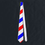Barber Pole Mönster Tie Slips<br><div class="desc">En slips med Barber Pole's Traditionella färg i exakt samma mönster som på Red White and Blue Barber Pole. Utmärkt för Independence day eller firande 4 juli!</div>