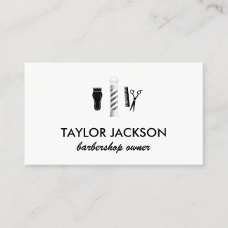 Barber Pole Möte Tidsbeställning Kort