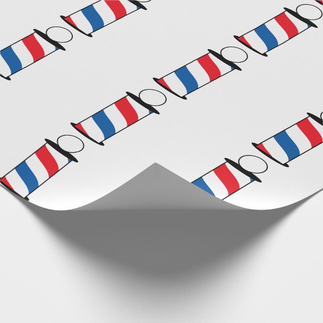 Barber Pole Presentpapper (Hörn)
