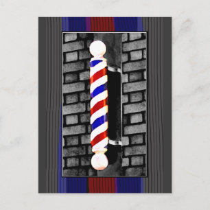 Barber Pole-vykort Vykort