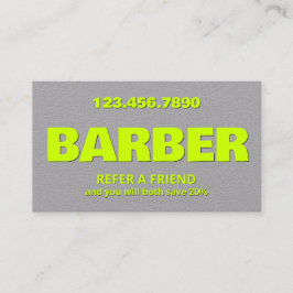 Barber Premium QR Rabattkort