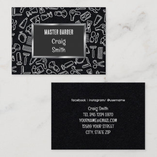 💇 ‍ ♂️ Barber Premium Visitkort