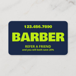 Barber QR Rabattkort