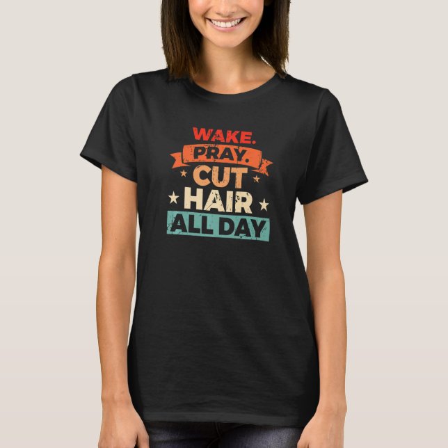 Barber Quote For A Sarcastic Hairdresser  3 T Shirt (Framsida)