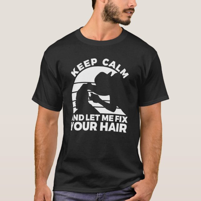 Barber Quote For A Sarcastic Hairdresser 4 T Shirt (Framsida)