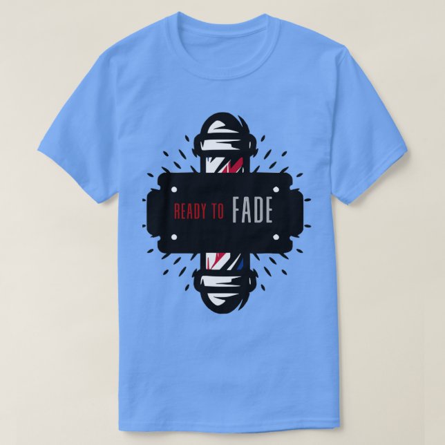 Barber Redo till FADE T Shirt (Design framsida)
