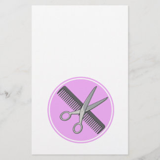 Barber Scissor och Comb Flygblad