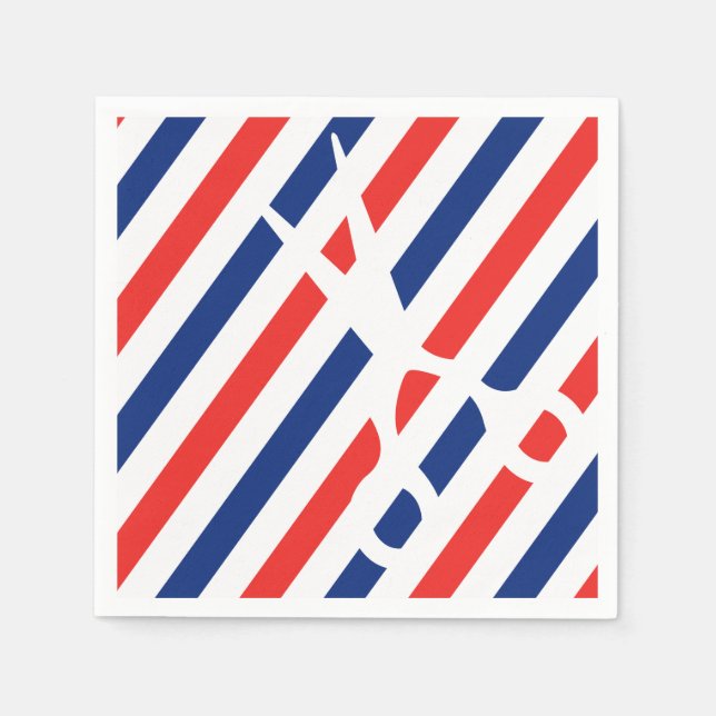 Barber Scissors Pappersservett (Framsidan)