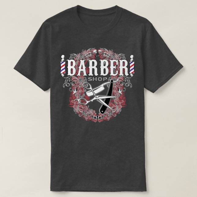 Barber Shop01 T Shirt (Design framsida)