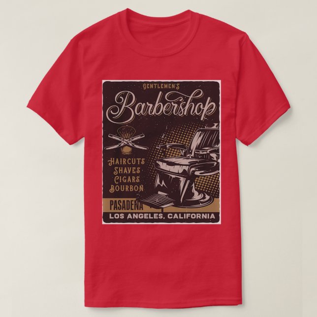 Barber Shop 3 Classic TShirt T Shirt (Design framsida)