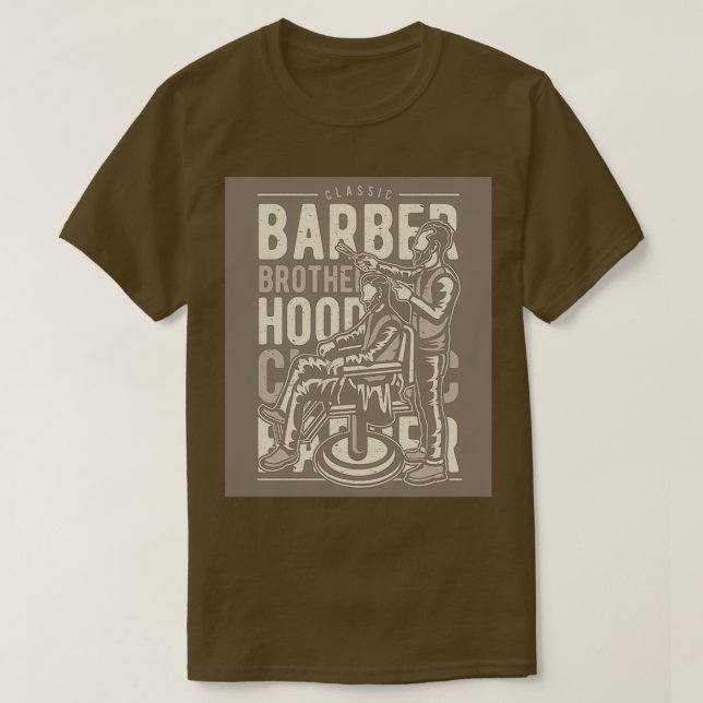 Barber Shop 9 T Shirt (Design framsida)