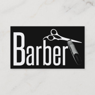 Barber Shop Affärskort Visitkort