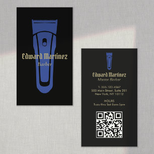 Barber Shop Barbershop Electric Hair Clipper Visitkort