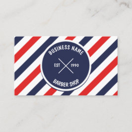 Barber Shop Business Card Visitkort