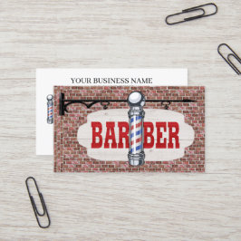 Barber Shop Business Card Visitkort