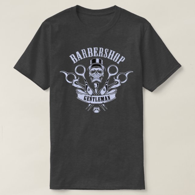Barber Shop Criminal T Shirt (Design framsida)