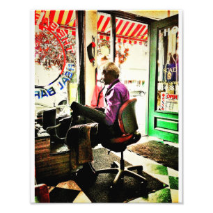 Barber Shop Fototryck