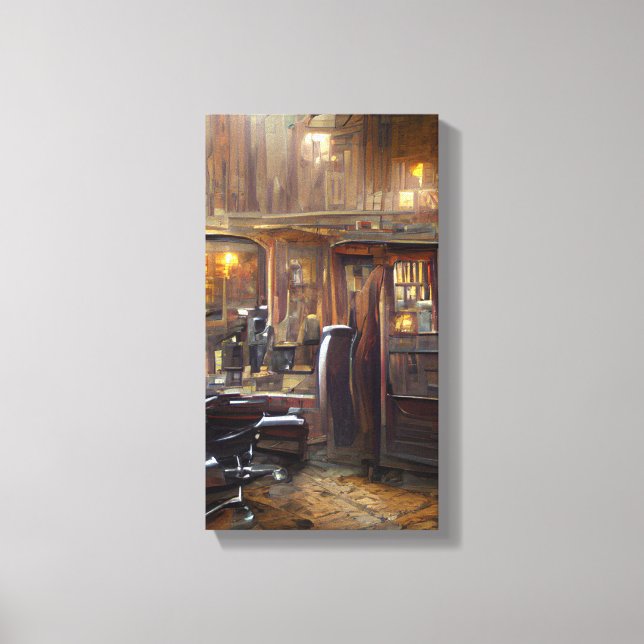 Barber Shop från Klx Canvastryck (Framsida)