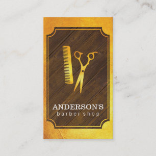 Barber Shop Golden II Visitkort