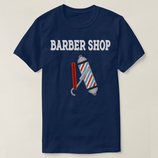 Barber Shop Hair-klippmeny27s 2 T Shirt (Design framsida)