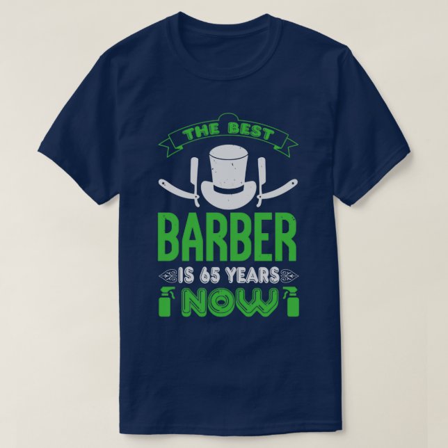 Barber Shop Haircut Beard Hairdresser Gift 1 T Shirt (Design framsida)